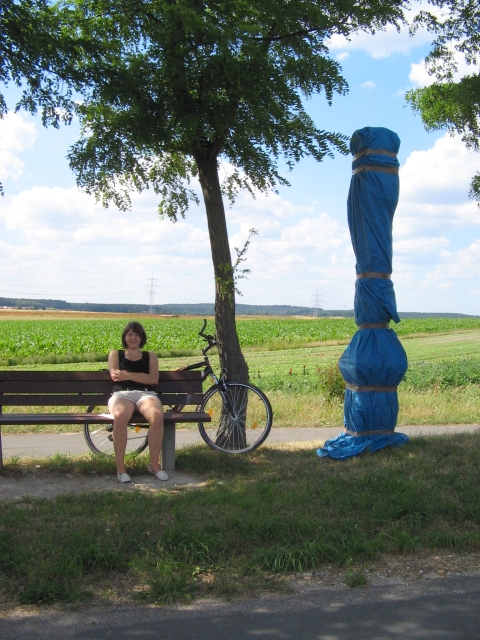 Verhuellte Martersäule